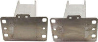 Set of 2 Front Bumper Bracket Steel Left Driver & Right Passenger Side Direct Replacement Compatible with 2018-2024 Audi SQ5 / Q5 / 2021-2023 Sportback AU1067112 AU1066112