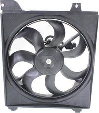 Front Radiator Cooling Fan Left Driver Side Direct Replacement Compatible With 2007-2011 Kia Rio / Rio5 KI3115132 253801G101