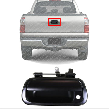 Tailgate Handel Smooth Black Direct Replacement Compatible With 2000-2006 Toyota Tundra TO1915111 690900C030C0