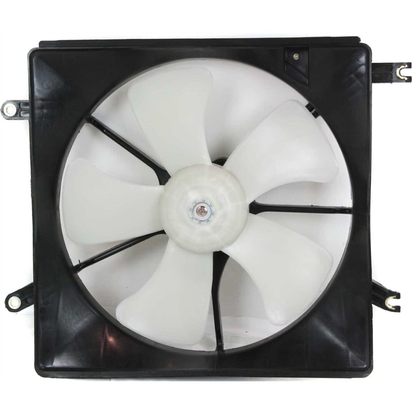 Front Radiator Fan Assembly Left Driver Side Direct Replacement Compatible with 1995-1997 Honda Accord / 1997-1999 Acura CL HO3115145 19015P0GA01-PFM
