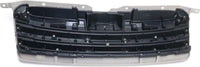 Front Grille Textured Shell And Insert With Chrome & Silver Molding Direct Replacement Compatible With 2013-2014 Subaru Outback SU1200152 62256JG000
