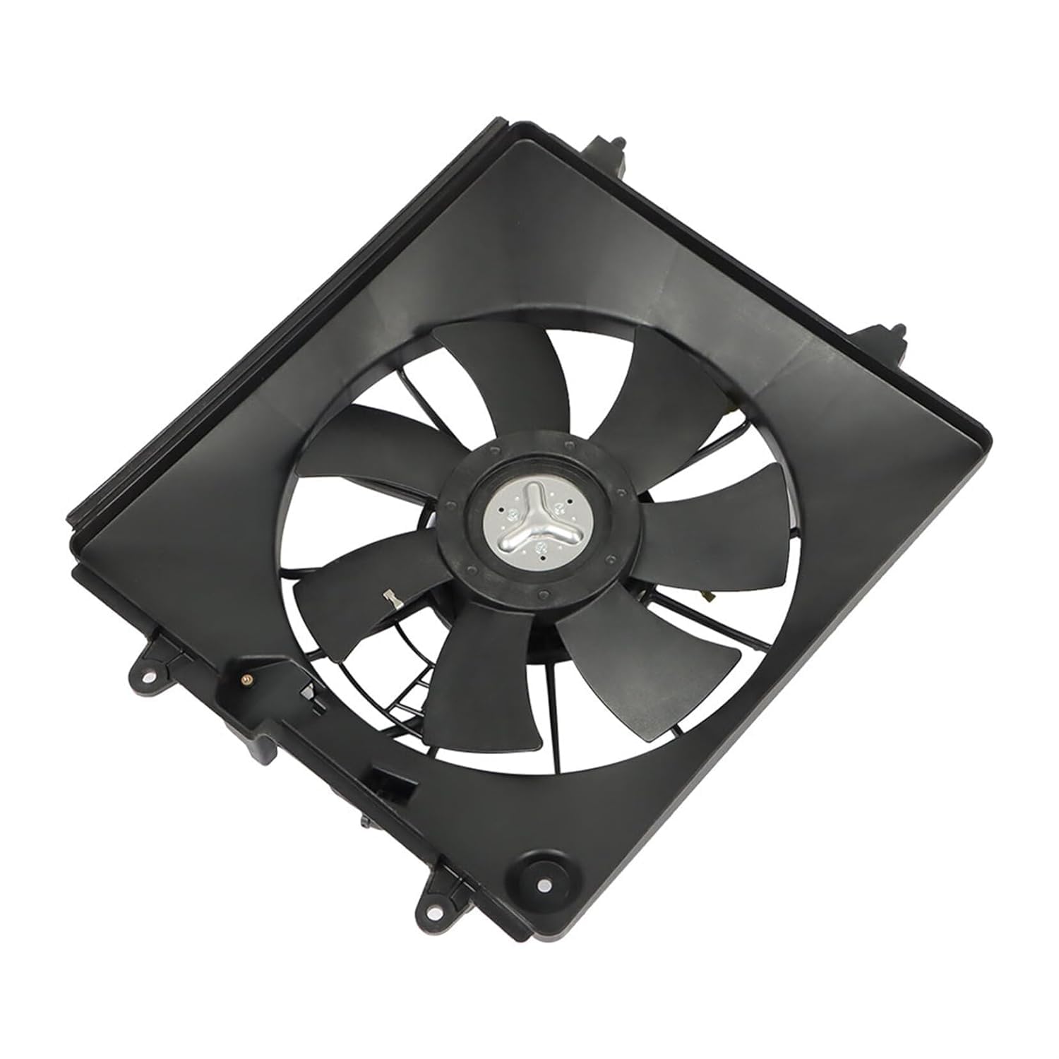 Set of 2 Front Radiator Cooling & A/C Condenser Fan Direct Replacement Compatible with 2007-2009 Honda CR-V HO3110116 HO3120102 19015RZAA01-PFM 19015RZAA01 19020PNLG01 38615RZAA01