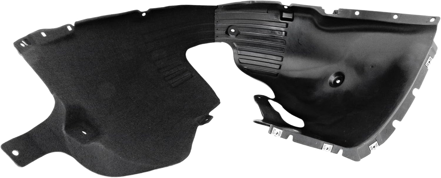 Front Fender Liner Right Passenger Side Direct Replacement Compatible With 2015-2017 Hyundai Sonata HY1249154 86812C2000