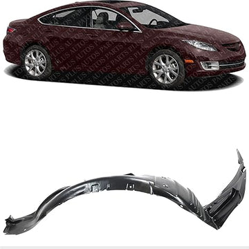 AUTOS PARTS PLUS Front Fender Liner Right Passenger Side Direct Replacement Compatible with 2009-2011 Mazda 6 MA1249134 GS3L56130D GS3L56130C