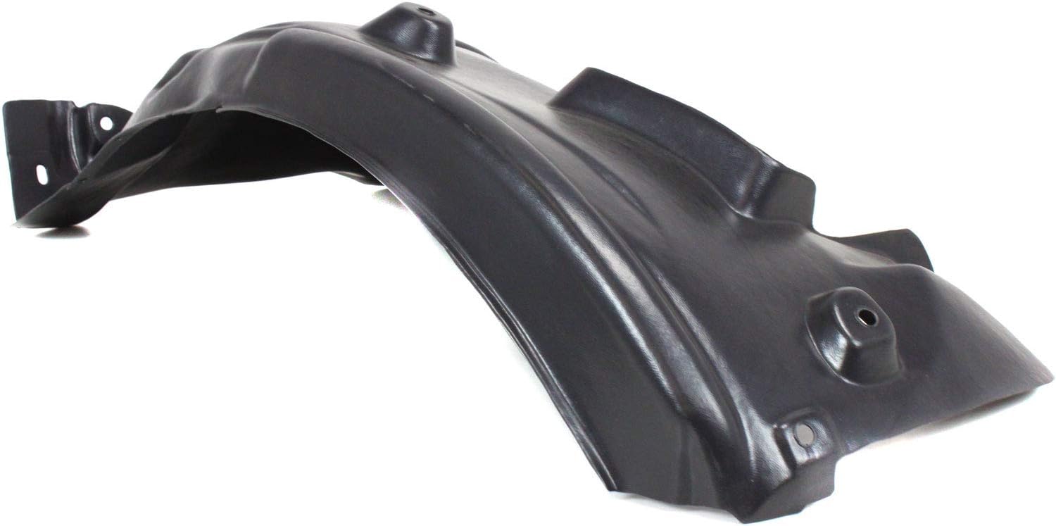 Front Fender Liner Rear Section Left Driver Side Direct Replacement Compatible With 2008-2013 BMW 1-Series BM1248105 51717166243