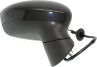 Front Power Mirror Manual Folding Non-Heated Primed Right Passenger Side Direct Replacement Compatible With 2011-2019 Ford Fiesta FO1321458 AE8Z17682B-PFM