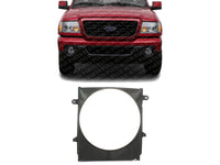 Front Radiator Shroud Fan Plastic Direct Replacement Compatible with 1998-2008 Ford Ranger/Mazda Pickup FO3110119 F87Z8146CA