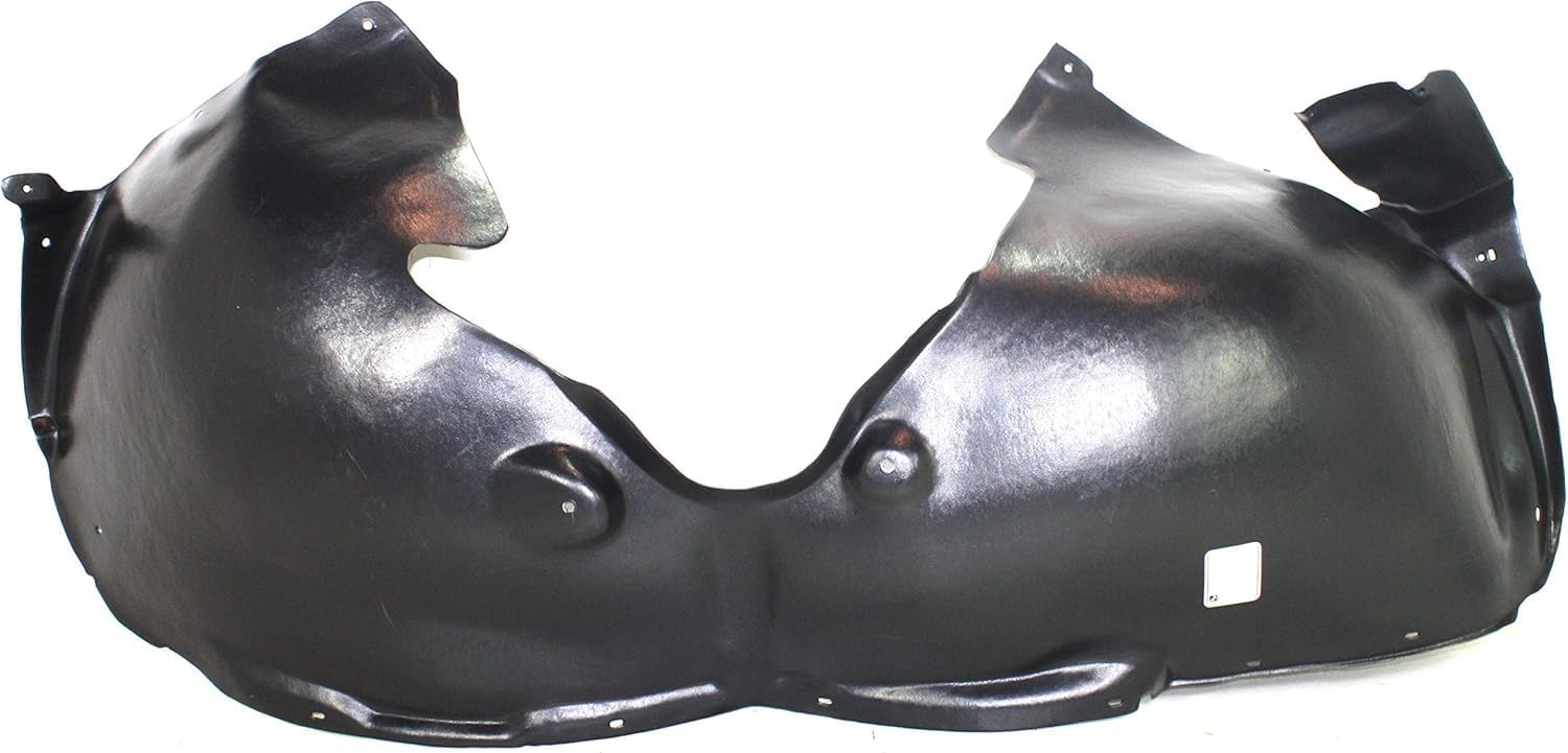Front Fender Liner Right Passenger Side Direct Replacement Compatible With 2008-2010 Volkswagen Touareg VW1249115 7L6809962M