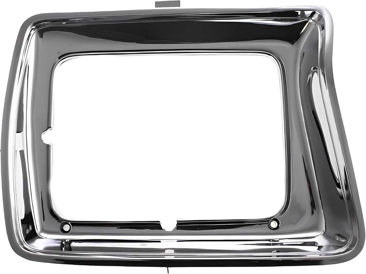 Set Of 2 Front Head Light Door Bezel Chrome Left Driver & Right Passenger Side Direct Replacement Compatible With 1978-1979 Ford F- Series FO2513115 FO2512114 D8TZ13064E D8TZ13064F