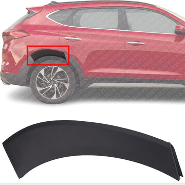 AUTOS PARTS PLUS Rear Quarter Panel Molding Right Passenger Side Direct Replacement Compatible With 2016-2021 Hyundai Tucson HY1791100 87742D3000CA
