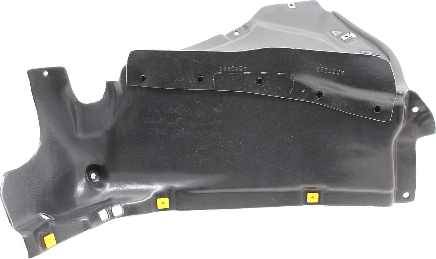 Front Section Fender Liner Left Driver Side Direct Replacement Compatible With 2017-2018 Audi A4 AU1248134 8W0853887A-PFM