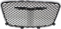 Front Grille Assembly Plastic Chrome Shell With Prime Insert Direct Replacement Compatible With 2015-2023 Chrysler 300 CH1200395 5SW16RXFAE