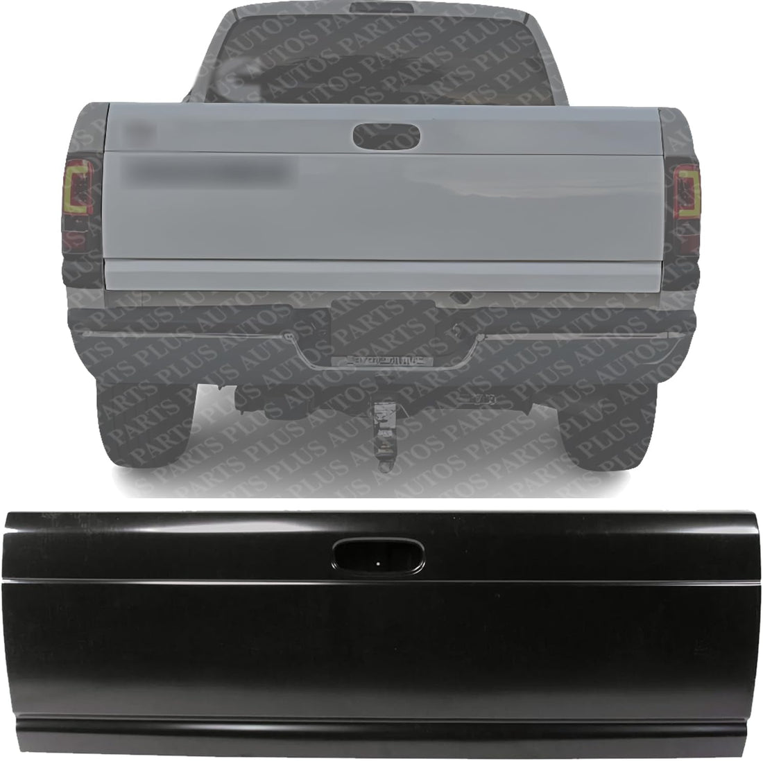 Tailgate Primed Steel Direct Replacement Compatible with 1998-2001 Dodge Ram 1500/1998-2002 2500 3500 CH1900112 55274915AE