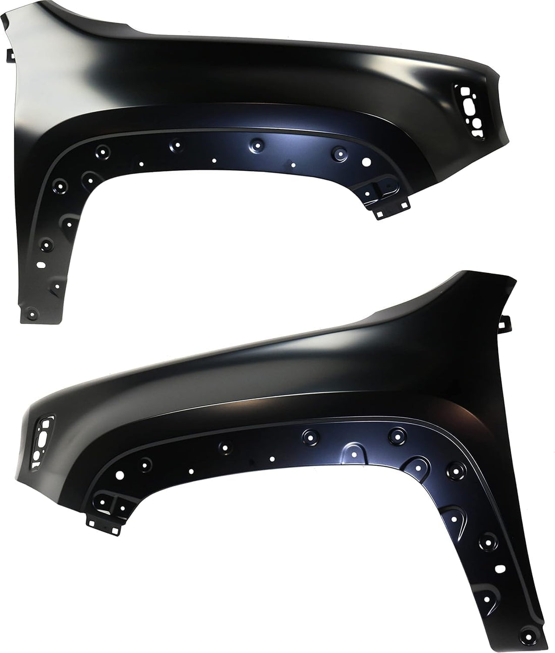Set Of 2 Front Fender Primed Steel Left Driver & Right Passenger Side Direct Replacement Compatible With 2015-2023 Jeep Renegade CH1241284 CH1240284 68307086AA 68306752AA