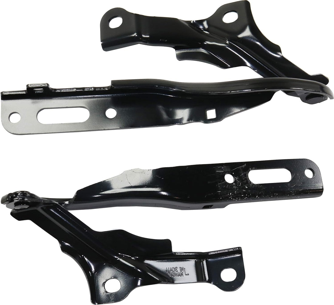 Set Of 2 Front Hood Hinge Steel Left Driver & Right Passenger Side Direct Replacement Compatible With 2018-2022 Honda Accord HO1236160 HO1236159 60120TVAA00ZZ 60170TVAA00ZZ