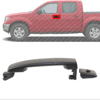 Front Exterior Door Handel Left Driver Side Direct Replacement Compatible with 2004-2022 Nissan Maxima / 2005-2022 Frontier FDH010261 NI1310114 806075Z055 80607EA552 806B1ZP6