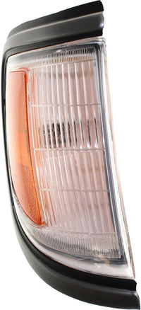 Set Of 2 Front Corner Light Assembly With Primed Trim Right Passenger & Left Driver Side Direct Replacement Compatible With 1995-1996 Toyota Tacoma TO2521141 TO2520141 8161004010