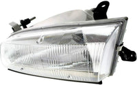 Set Of 2 Front Head Light Assembly Plastic Left Driver & Right Passenger Side Direct Replacement Compatible With 1997-1999 Toyota Camry TO2502117 TO2503117 81150AA010 81110AA010