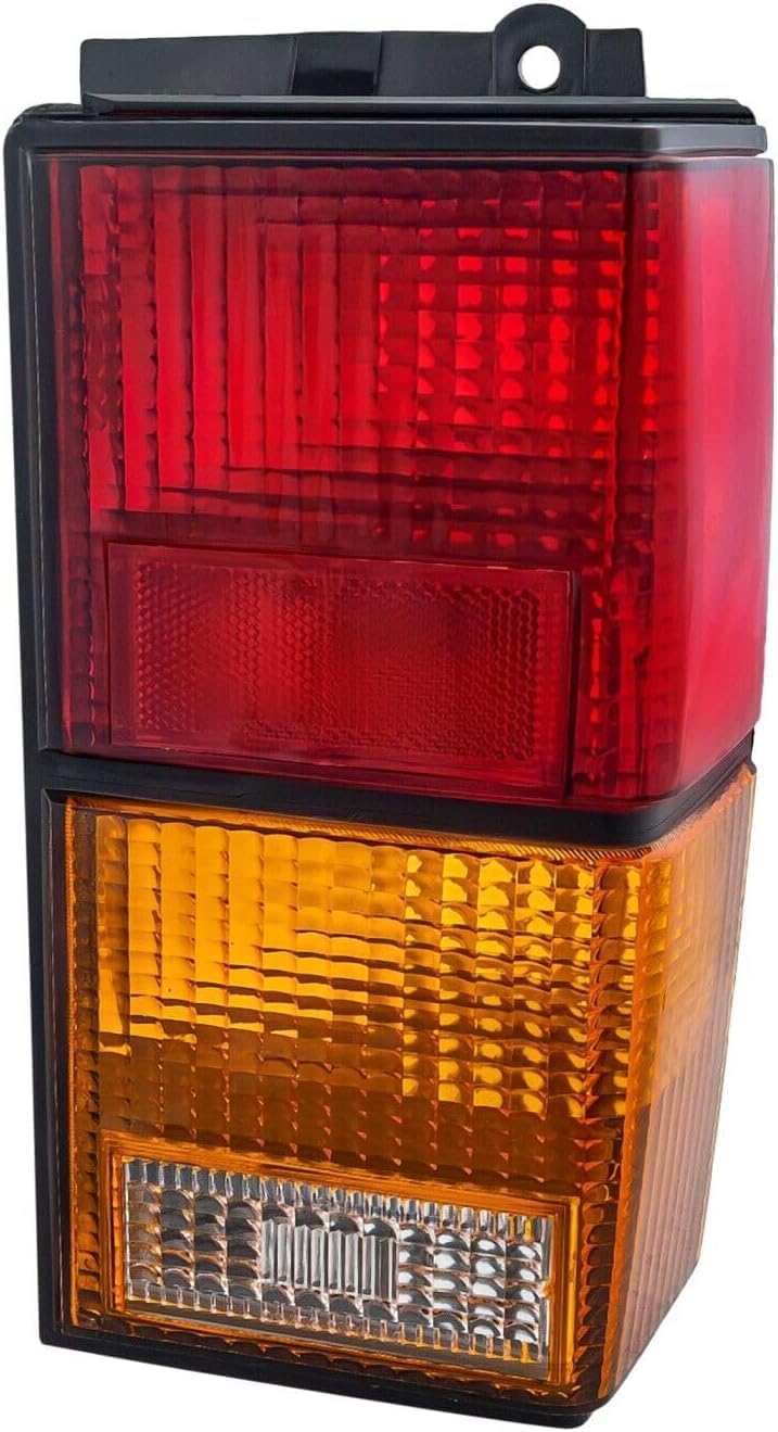 Set Of 2 Tail Light Assembly Plastic Lens And Housing Left Driver & Right Passenger Side Direct Replacement Compatible With 1984-1996 Jeep Cherokee CH2801106 CH2800105