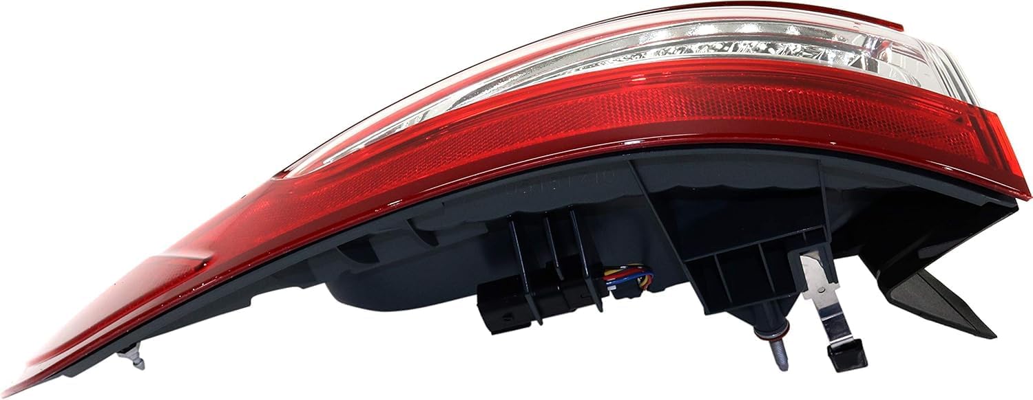 Tail Light Outer Assembly Left Driver Side Direct Replacement Compatible With 2013-2016 Ford Fusion FO2804110 DS7Z13405H
