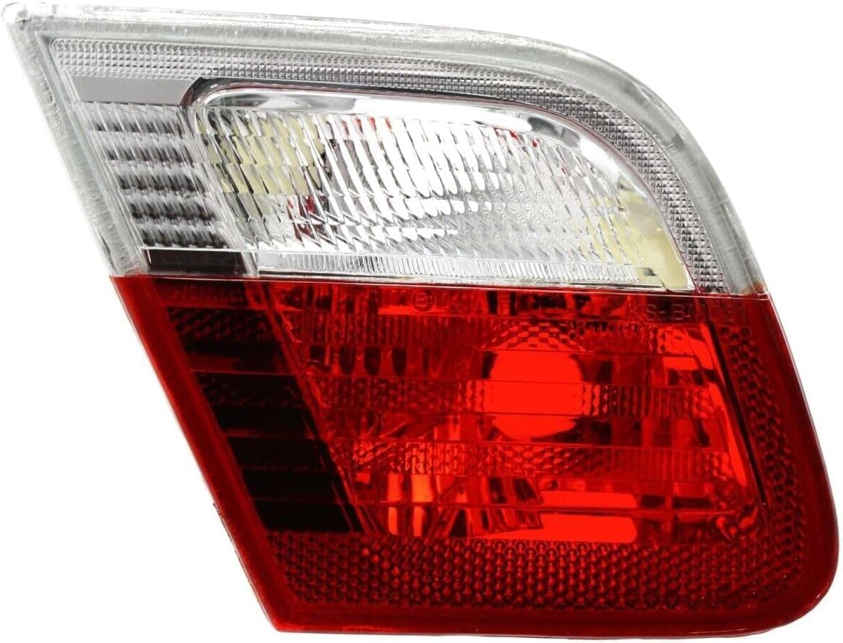 Set Of 2 Tail Light Inner Lens and Housing Plastic Left Driver & Right Passenger Side Direct Replacement Compatible With 1999-2003 BMW 3-Series BM2883102 BM2882102