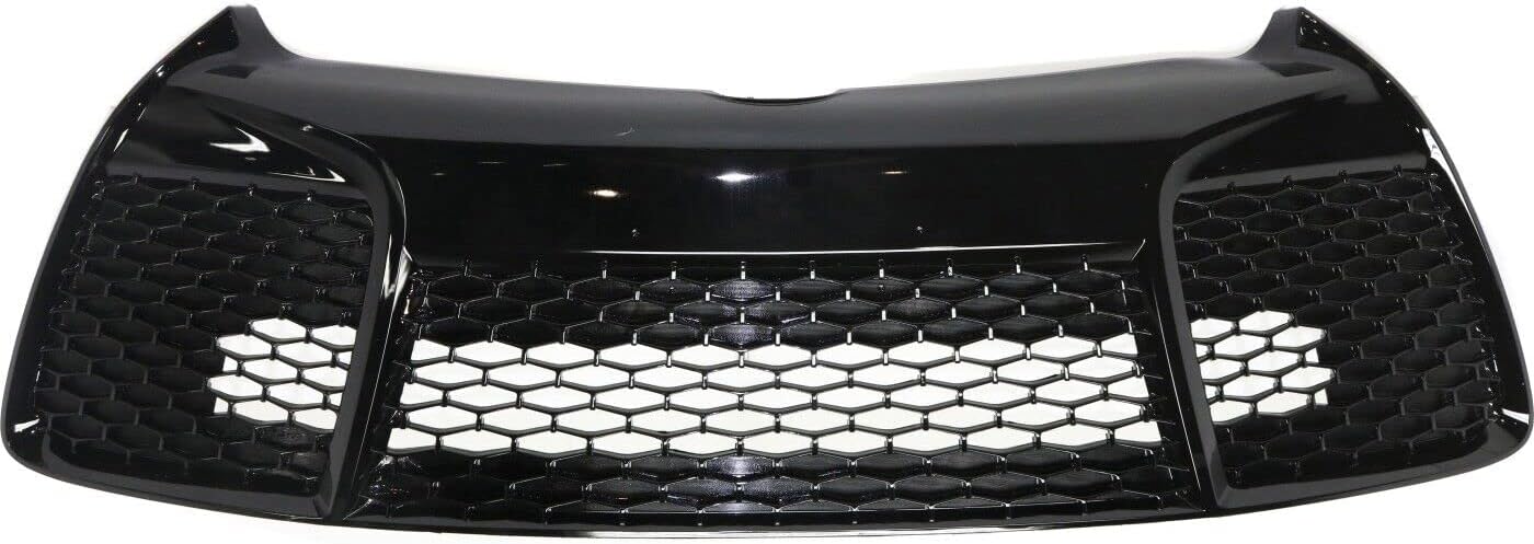 Front Bumper Grille Black Plastic Direct Replacement Compatible With 2015-2017 Toyota Camry TO1036156 5311206280