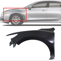 Front Fender Primed Left Driver Side Direct Replacement Compatible With 2016-2018 Nissan Altima NI1240221 631019HS0A