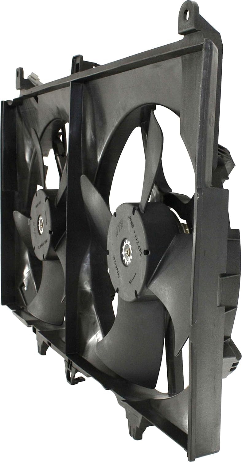 Front Radiator Cooling Fan Assembly Direct Replacement Compatible With 2003-2006 Nissan 350Z / 2003-2005 Infiniti G35 NI3115127 21481CF40B