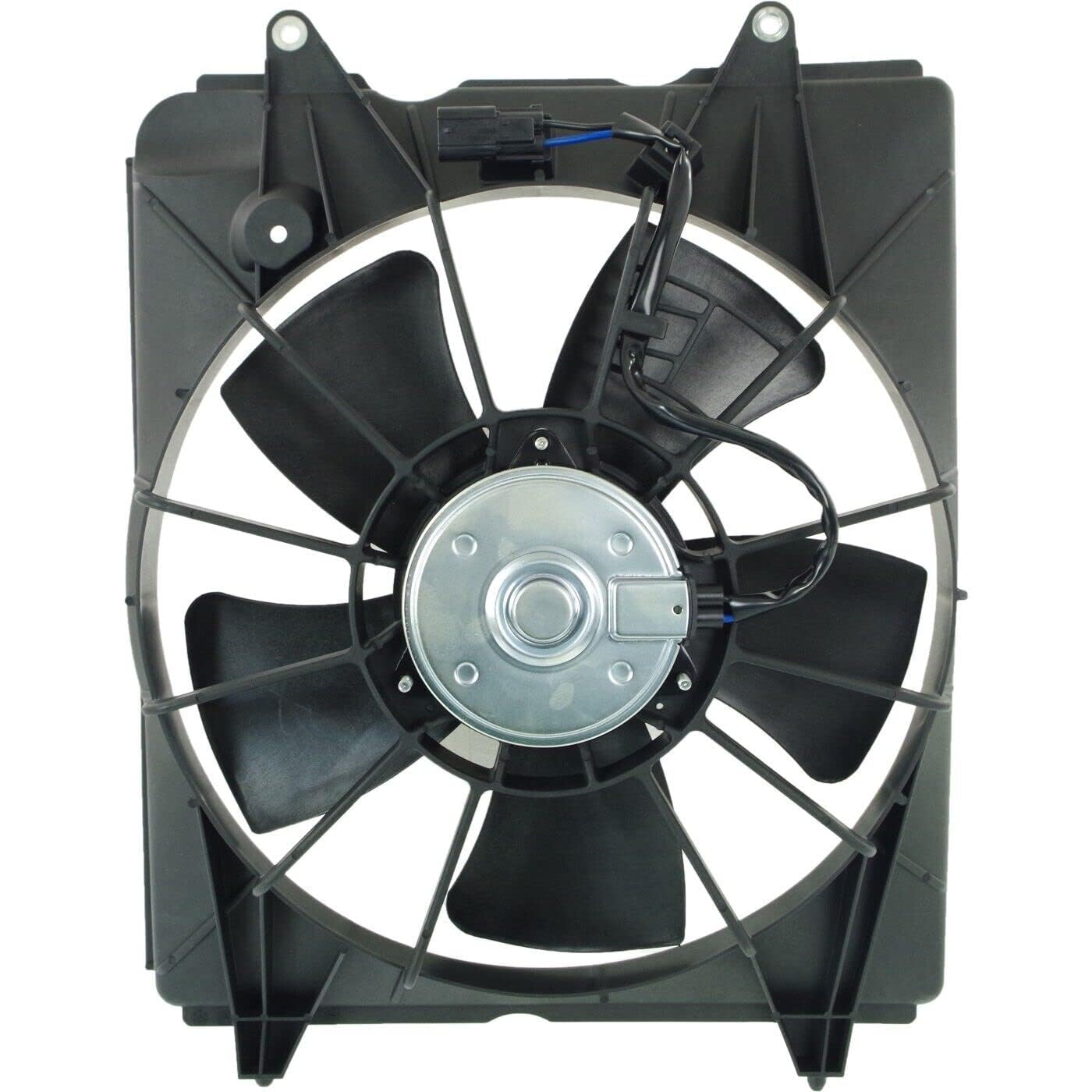Front Radiator Fan Shroud Assembly Left Driver Side Direct Replacement Compatible with 2010-2016 Honda CR-V HO3115155 HO3115161 19015R5AA01-PFM 38616RB0003-PFM