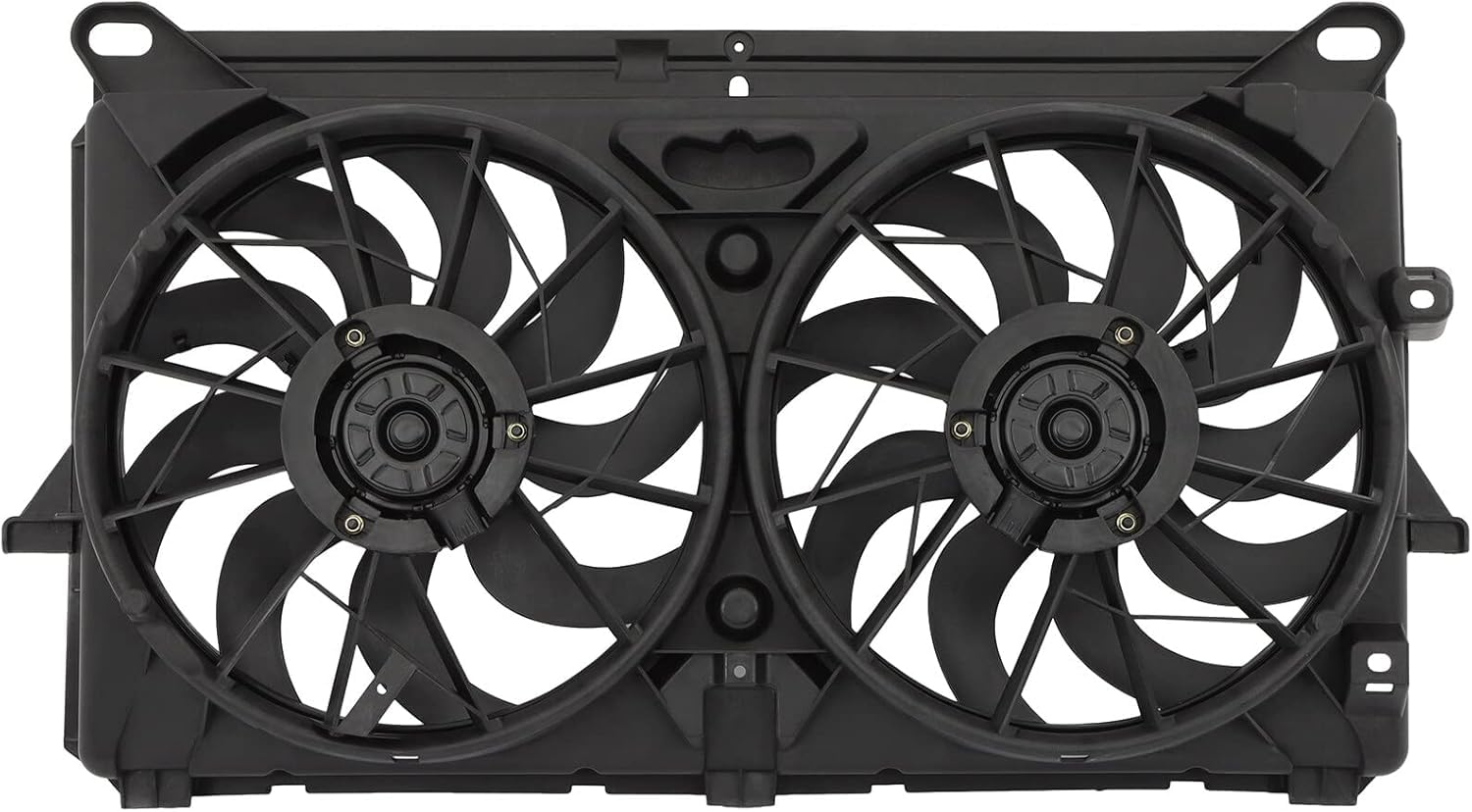Front Dual Fan Assembly Direct Replacement Compatible with 2005-2007 Chevrolet Silverado/GMC Sierra GM3115212 89023365-PFM