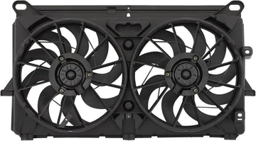 Front Dual Fan Assembly Direct Replacement Compatible with 2005-2007 Chevrolet Silverado/GMC Sierra GM3115212 89023365-PFM