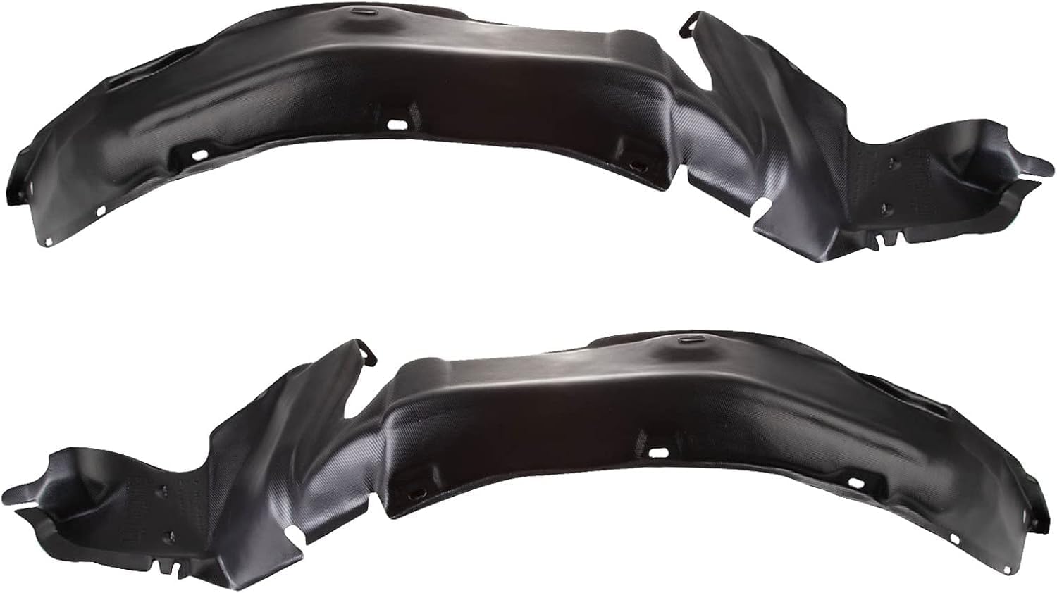 Set Of 2 Front Fender Liner Right Passenger & Left Driver Side Direct Replacement Compatible With 1988-1991 Honda Civic HO1249108 HO1248108 74101SH3010 74151SH3010