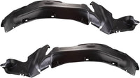 Set Of 2 Front Fender Liner Right Passenger & Left Driver Side Direct Replacement Compatible With 1988-1991 Honda Civic HO1249108 HO1248108 74101SH3010 74151SH3010