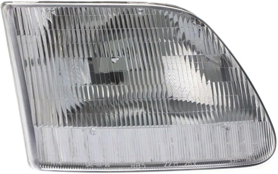 Set Of 2 Front Head Light Assembly Without Bracket Left Driver & Right Passenger Side Direct Replacement Compatible With 1997-2003 Ford F-Series FO2503139 FO2502139 3L3Z13008CA
