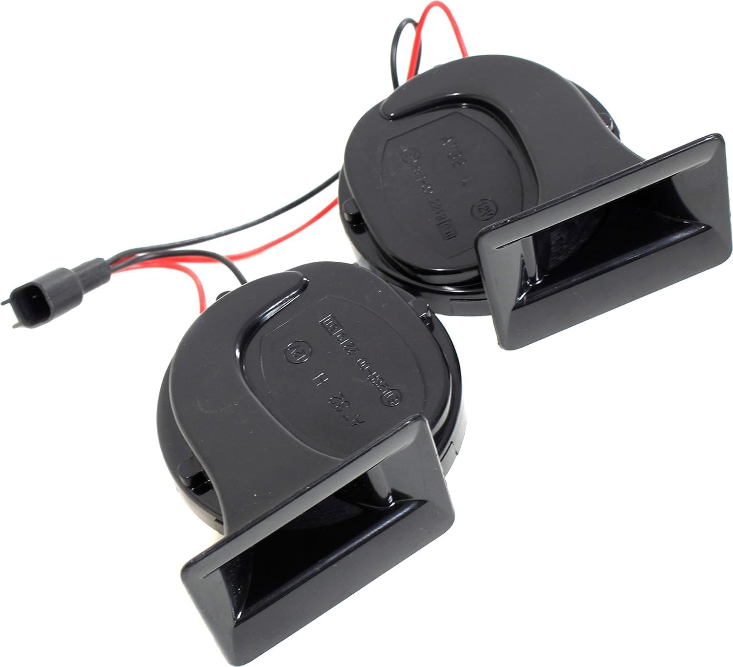 Horn Dual Note Assembly Direct Replacement Compatible With 2012-2018 Ford Focus / 2013-2018 C-Max CM5Z13832A