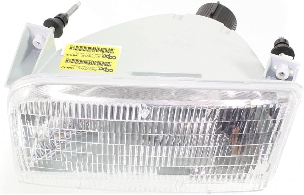Set Of 2 Front Headlights Assembly Right Passenger & Left Driver Side Direct Replacement Compatible With 1992-1997 Ford F-Series FO2503114 FO2502118 F2TZ13008A F2TZ13008B