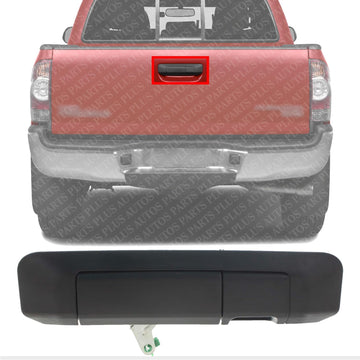 Tail Gate Outside Handle Textured Direct Replacement Compatible with 2009-2015 Toyota Tacoma TO1915116 6909004020