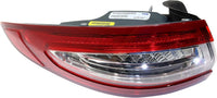 Tail Light Outer Assembly Left Driver Side Direct Replacement Compatible With 2013-2016 Ford Fusion FO2804110 DS7Z13405H