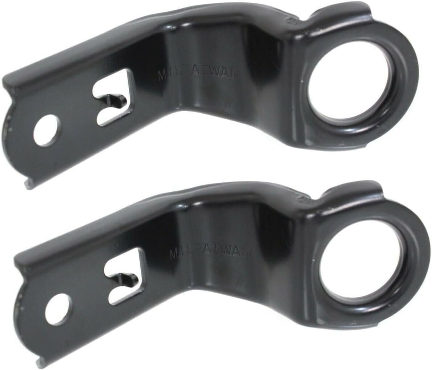Set of 2 Front Radiator Upper Support Bracket Plastic Left Driver & Right Passenger Side Direct Replacement Compatible with 2009-2013 Toyota Corolla / 2009-2014 Matrix TO1222103