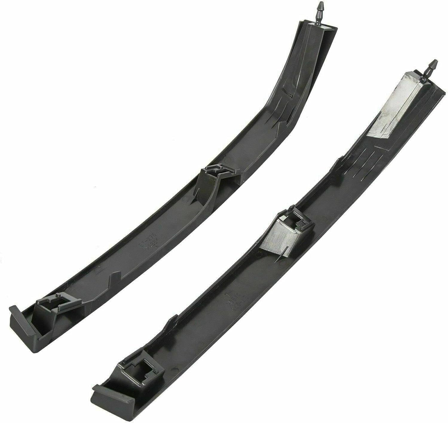 Set Of 2 Front Bumper Filler Primed Right Passenger & Left Driver Side Direct Replacement Compatible With Nissan Armada 2004-2008 / Titan 2004-2015 / Infiniti QX56 2004-2010 NI1089106