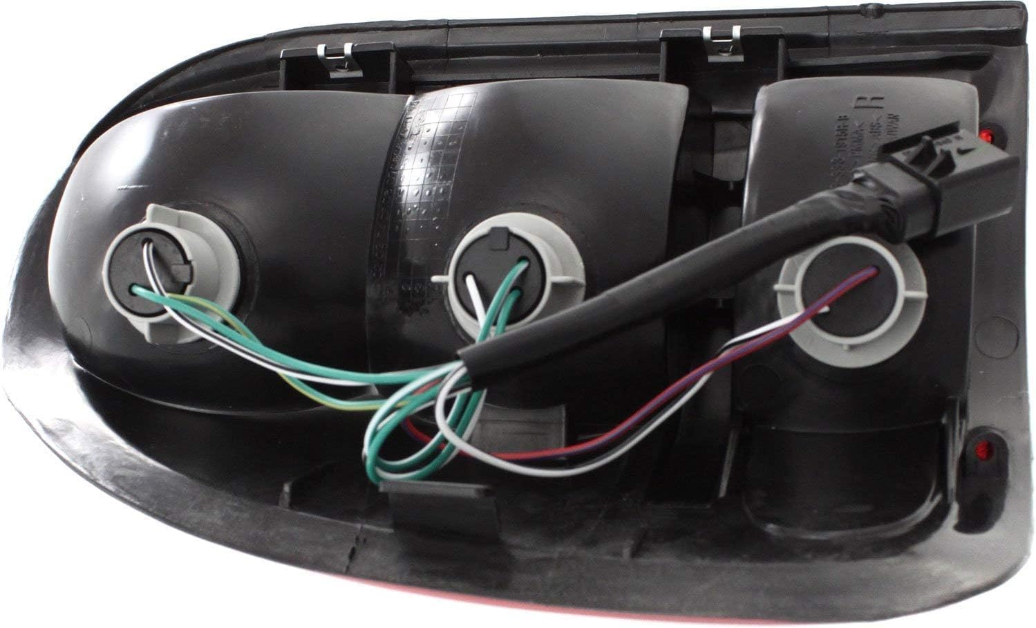 Set Of 2 Tail Light Assembly Right Passenger & Left Driver Side Direct Replacement Compatible With 1996-2000 Dodge Caravan / 1998-2003 Durango CH2801125 CH2800125 2AME76244A