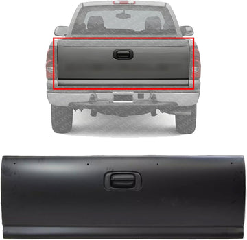 Tailgate Assembly Fleetside Primed Steel with Hardware Direct Replacement Compatible with 1999-2006 Chevrolet Silverado GM1900124 15231877-PFM