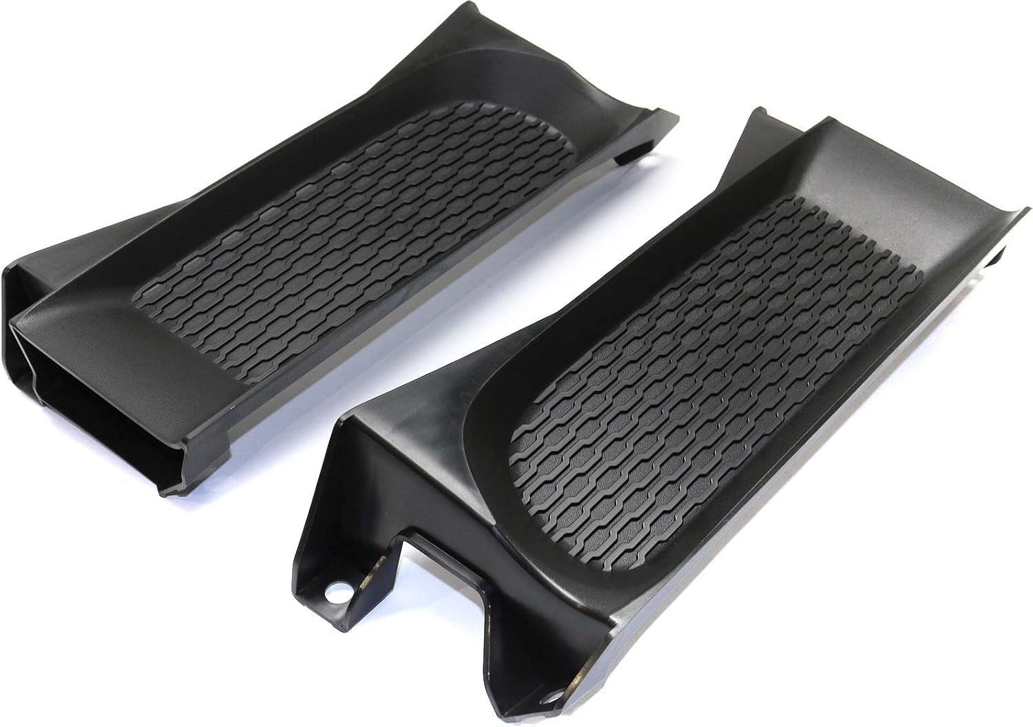 Set Of 2 Front Bumper Trim Textured Left Driver & Right Passenger Side Direct Replacement Compatible With 2013-2018 Ram 1500 CH1037112 68196984AA