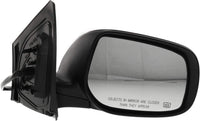 Front Power Mirror Manual Folding Heated Primed Right Passenger Side Direct Replacement Compatible With 2009-2013 Toyota Corolla TO1321247 8790802B01
