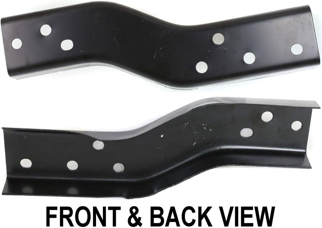 Set Of 2 Rear Bumper Fleetside Outer Bracket Left Driver & Right Passenger Side Direct Replacement Compatible With 1994-1997 Chevrolet S10 Pickup GM1166112 GM1167112 15647614 15647613