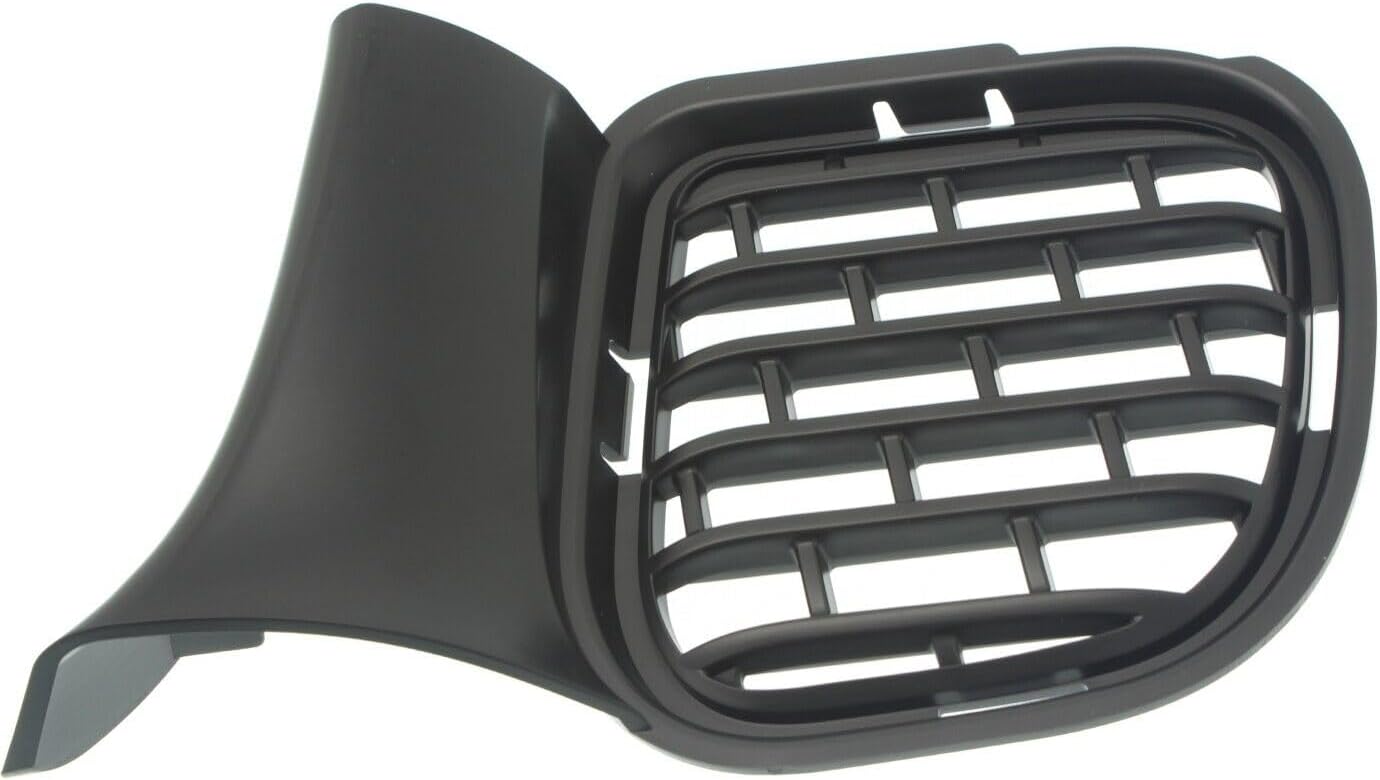 Set Of 2 Front Bumper Grille Air Intake Textured Left Driver & Right Passenger Side Direct Replacement Compatible With 2015-2023 Dodge Challenger CH1039187 CH1038187 68259762AB
