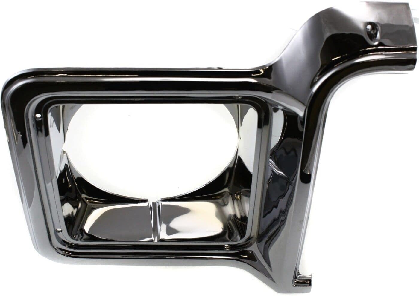 Set Of 2 Head Light Door Chrome Left Driver & Right Passenger Side Direct Replacement Compatible With 1973-1978 C/K Series / 1973-1980 GMC Suburban GM2512134 GM2513134