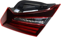 Tail Light Inner Assembly Right Passenger Side Direct Replacement Compatible With 2016-2017 Honda Accord HO2803109 34150T2AA21