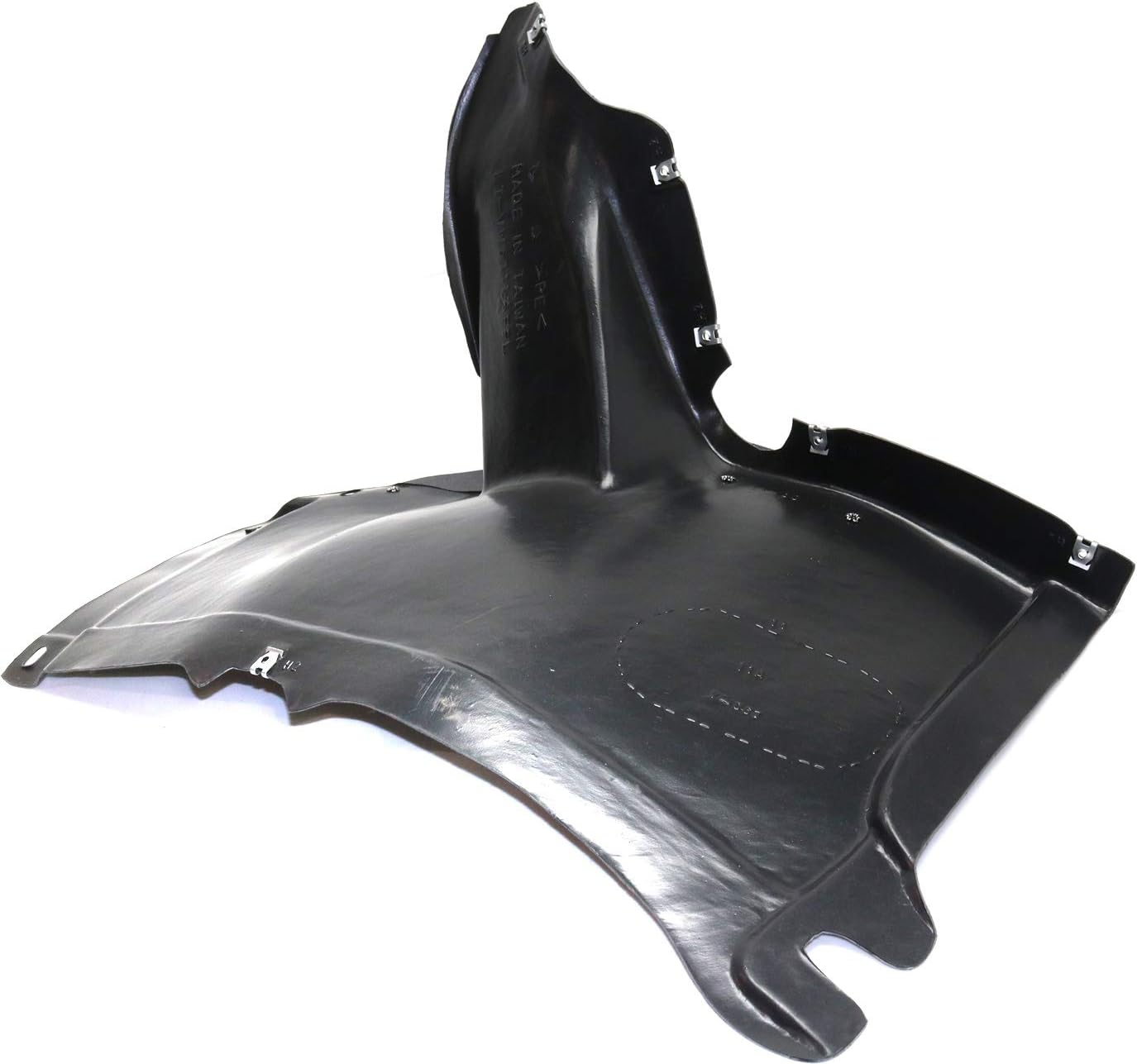 Front Fender Liner Right Passenger Side Direct Replacement Compatible With 2010-2014 Volkswagen Golf/Jetta VW1248133 1K9805911
