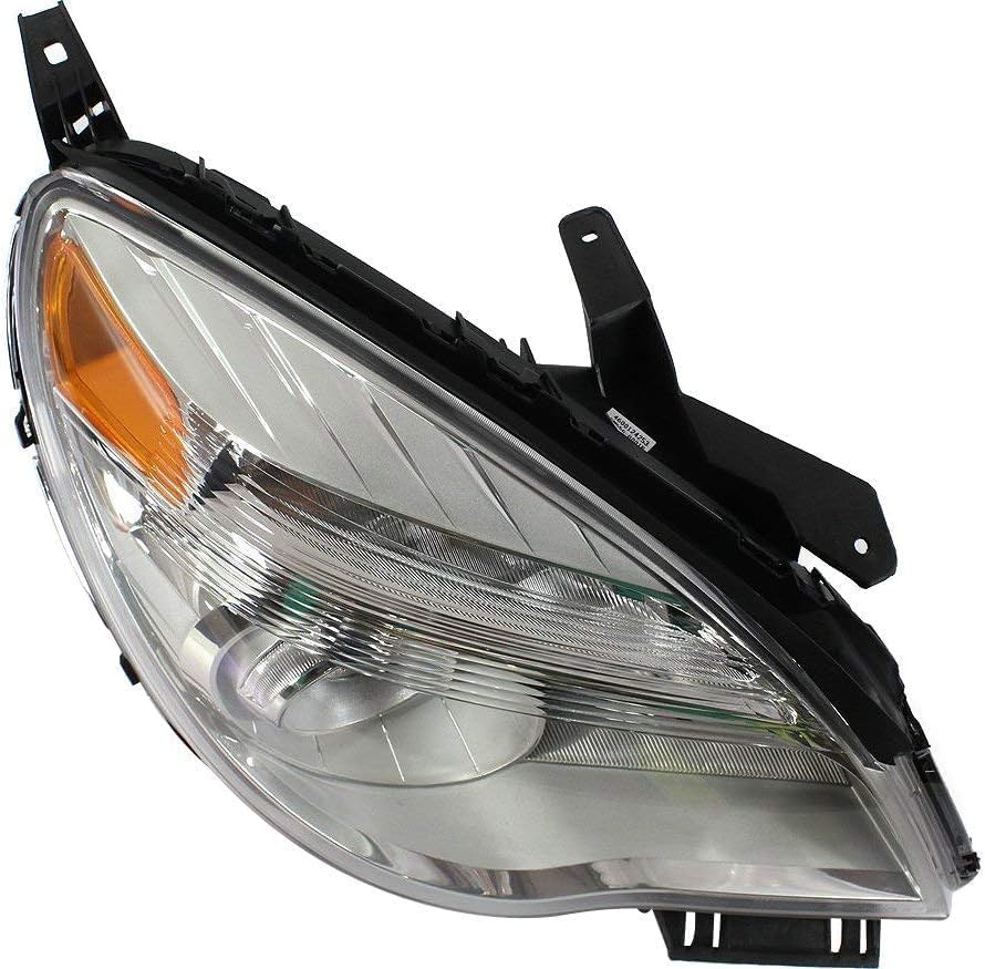 Set OF 2 Front Head Light Assembly Left Driver & Right Passenger Side Direct Replacement Compatible With 2010-2015 Chevrolet Equinox GM2502338 GM2502352 GM2503352 23308256 23383340